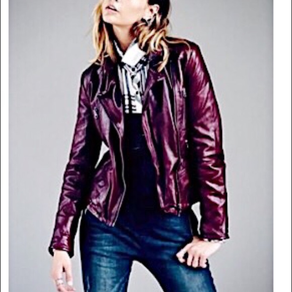 BIKER LEATHER JACKET!!!